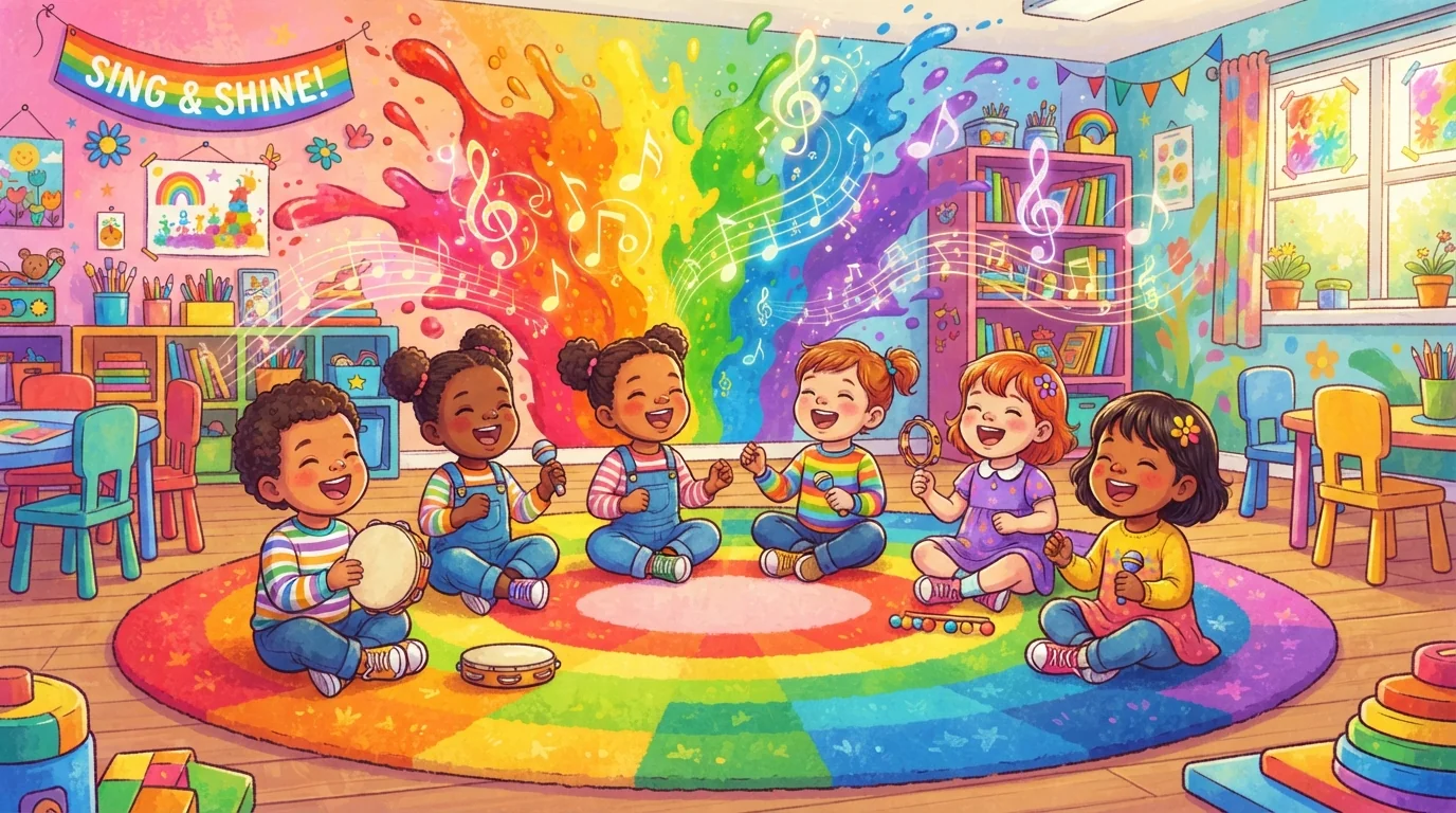 15 comptines et chansons faciles pour apprendre les couleurs en maternelle