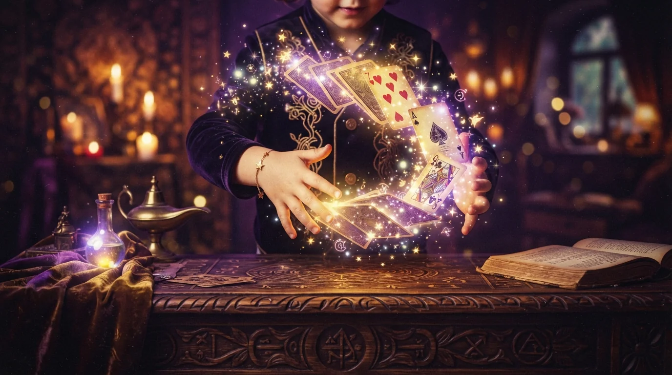 Magie pour enfants : le guide des tours de cartes faciles et sans manipulation