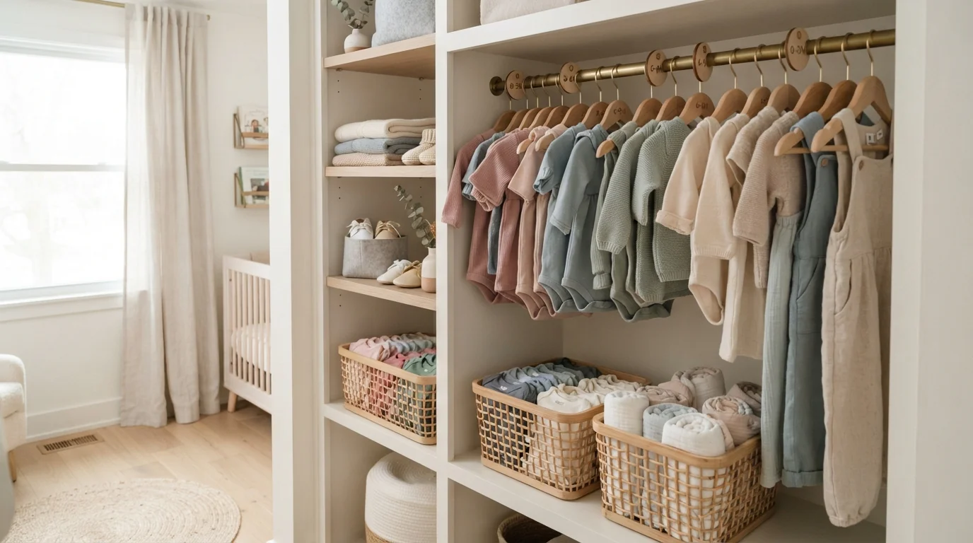 19 astuces brillantes pour ranger et organiser les vêtements de bébé