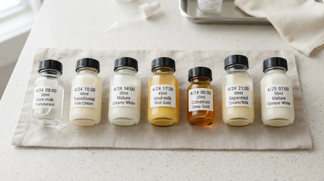 Couleurs du lait maternel : décrypter ses variations sans s'inquiéter