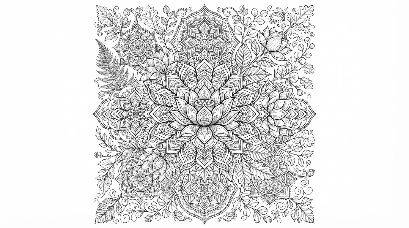 Coloriages de Fleurs à Imprimer : De la Maternelle à l'Art-Thérapie pour Adultes