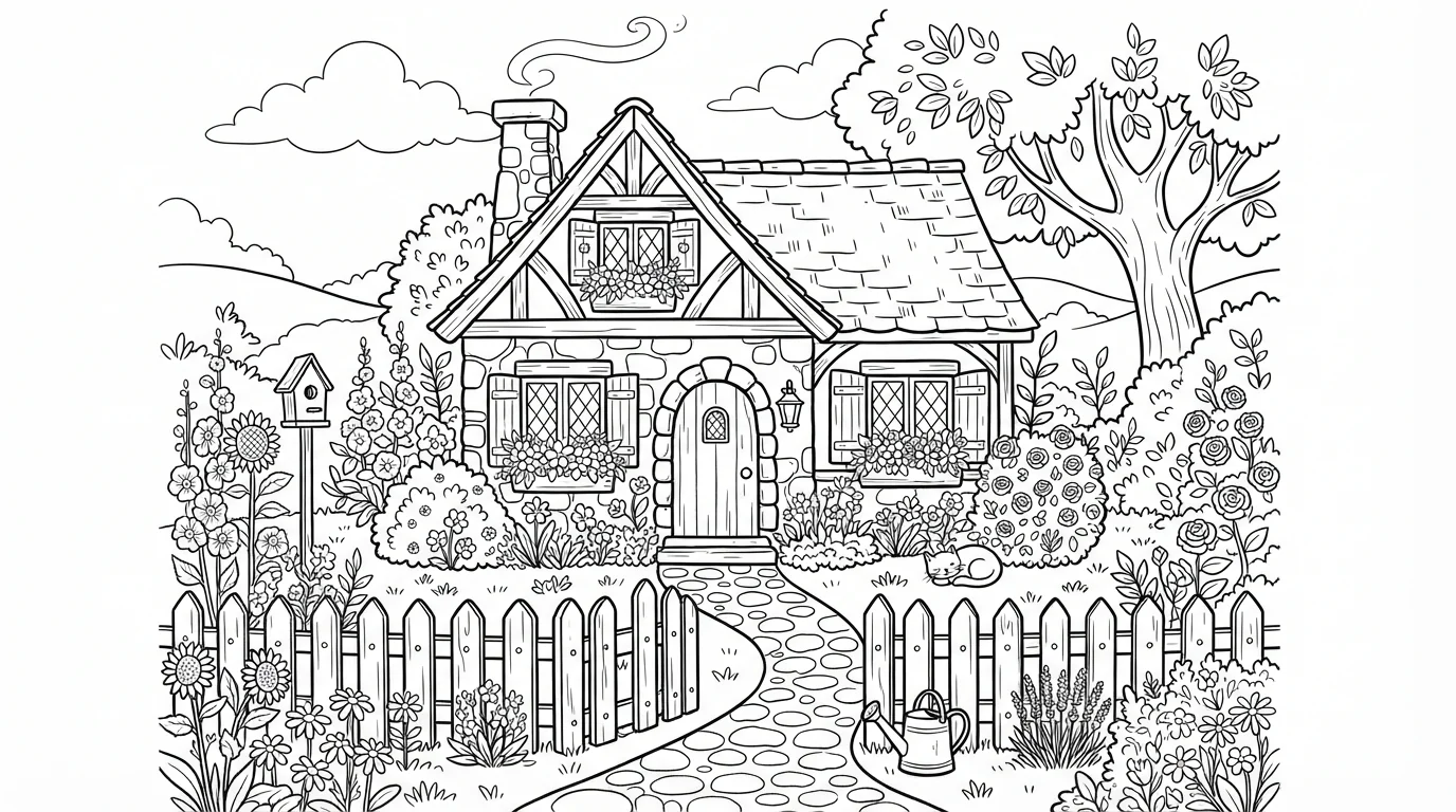 Coloriages de maisons à imprimer : Le guide pratique pour la maison et la classe