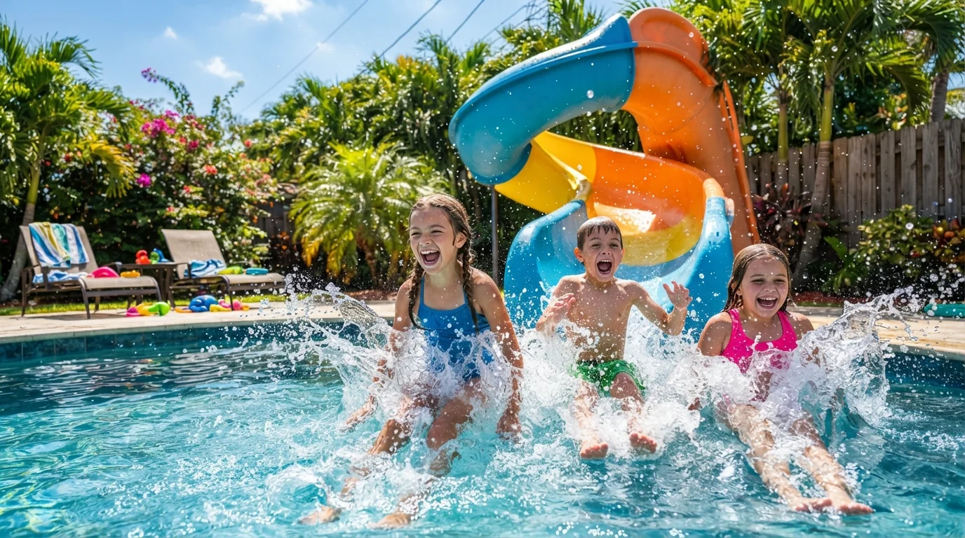 Jeux d'eau : comment choisir le meilleur toboggan aquatique de jardin pour vos enfants cet été ?
