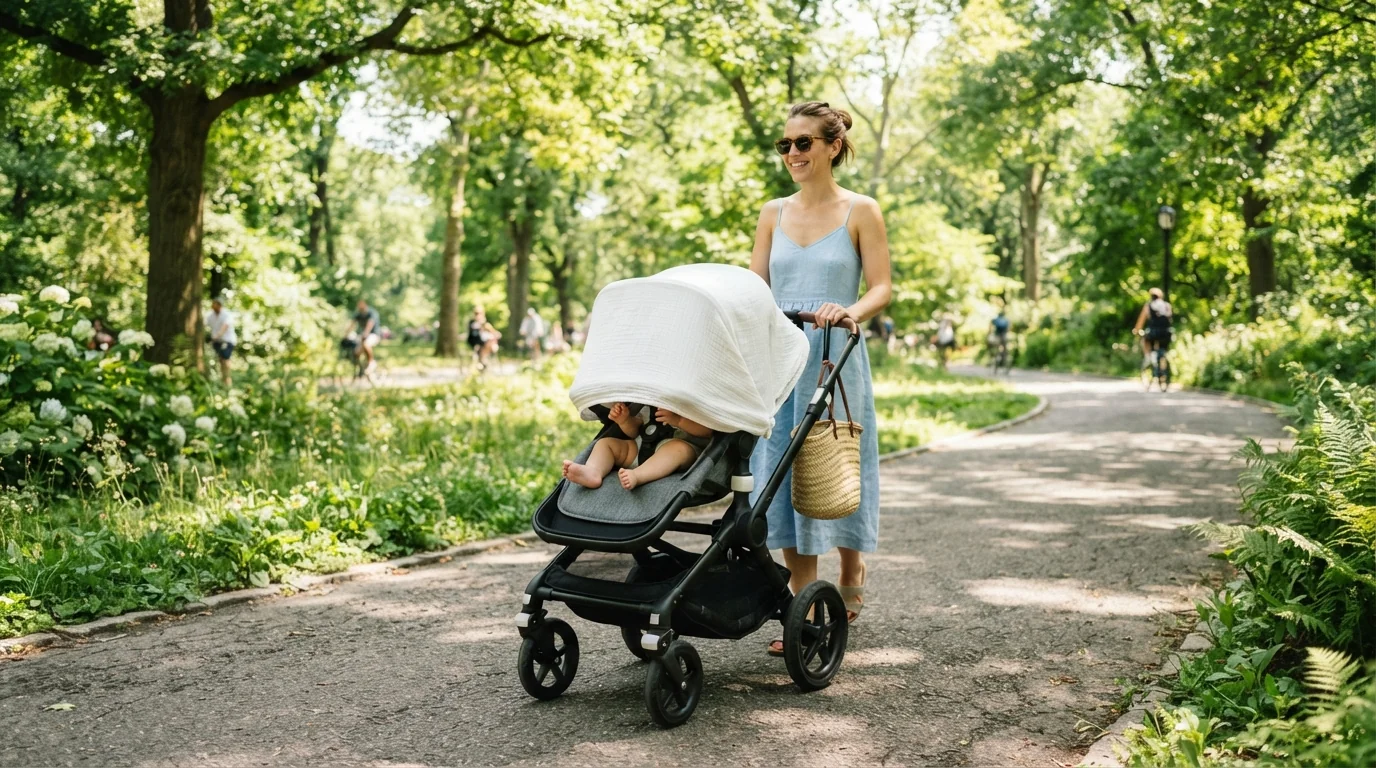 Canicule et Poussette : Comment protéger bébé du syndrome de « l'effet four » ?