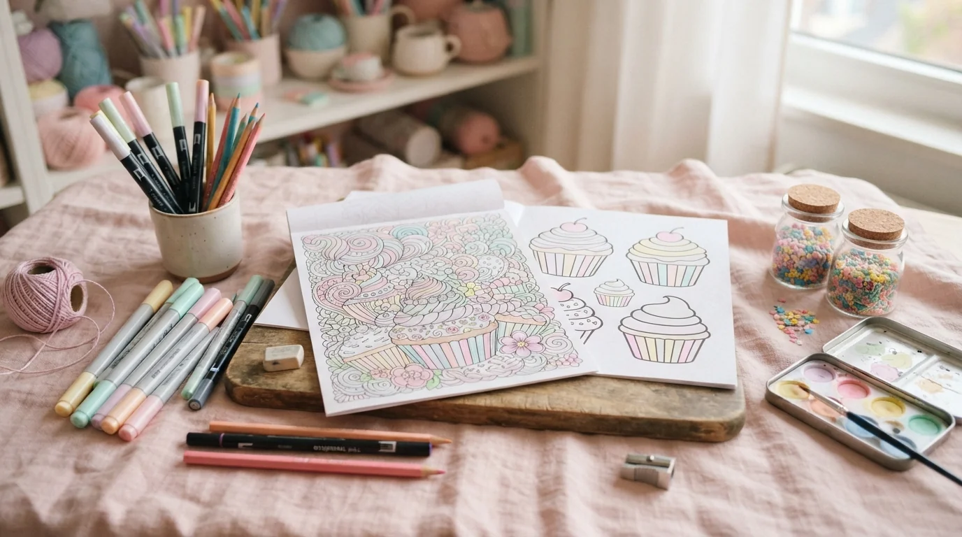 Feuilles de cupcakes imprimables pour les tout-petits, les enfants et les adultes