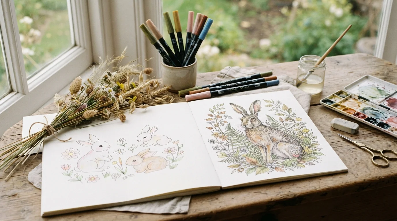 Feuilles de lapin imprimables pour les tout-petits, les grands enfants et les adultes