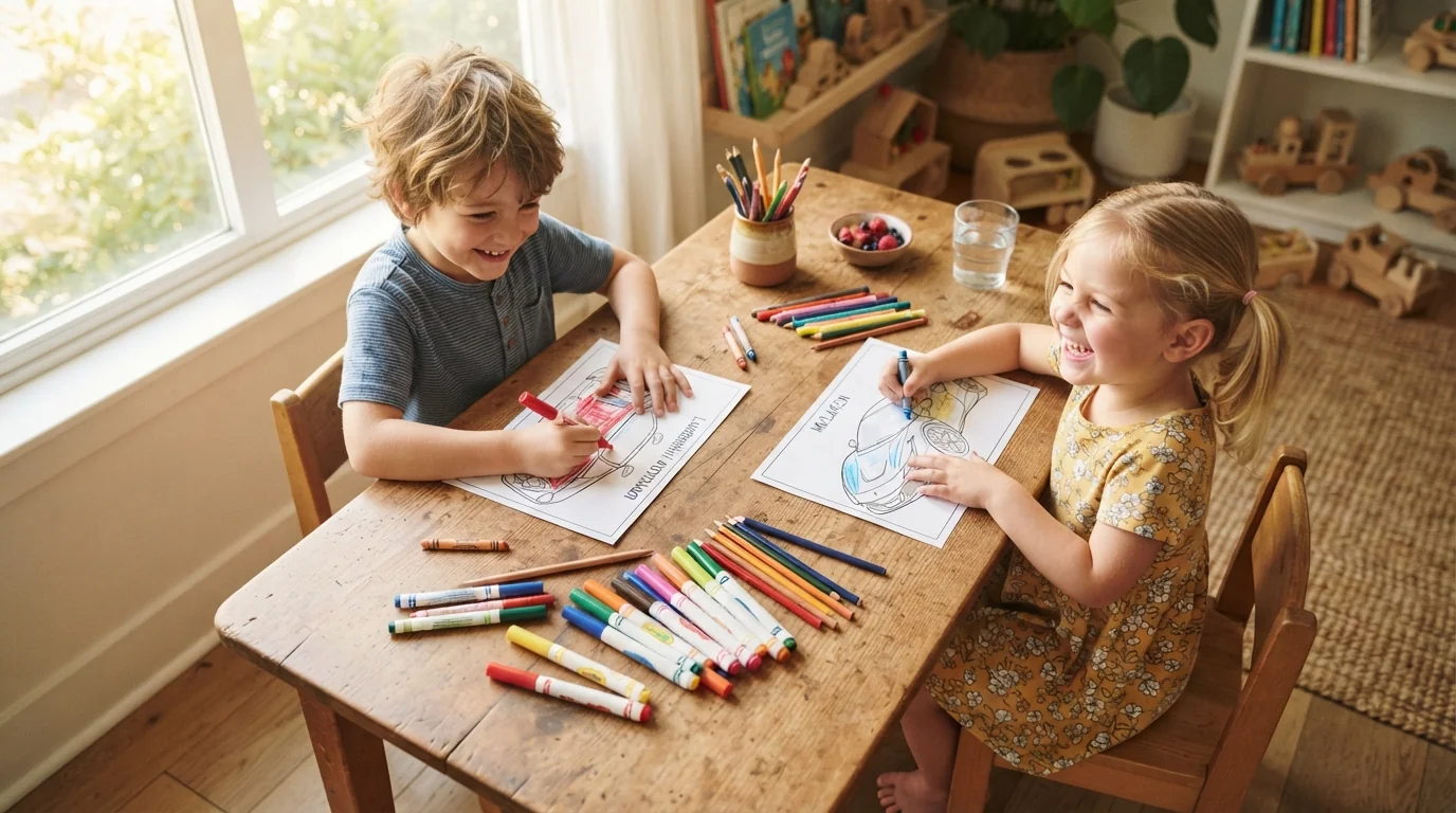 Feuilles Lamborghini imprimables pour chaque enfant de la maison