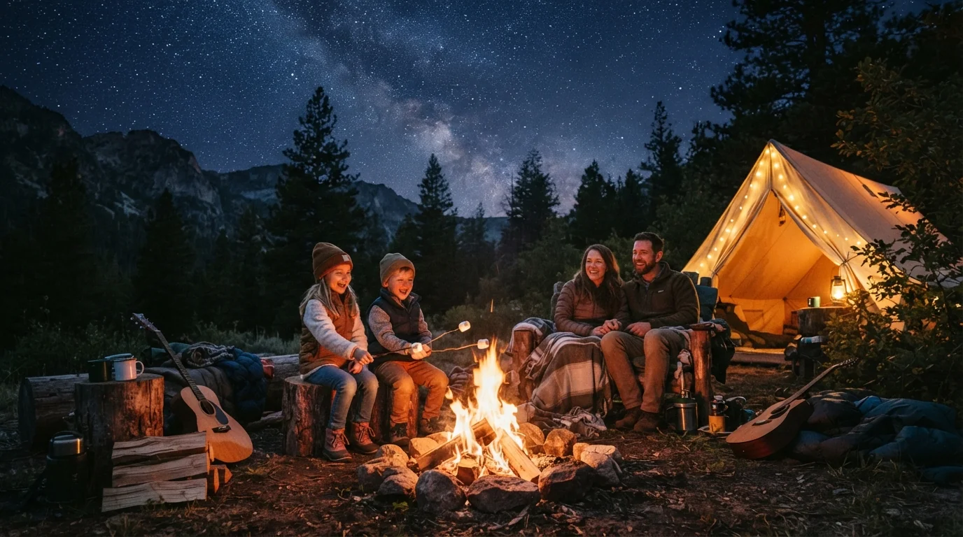 Vacances en famille : 15 jeux et activités incontournables pour camper avec des enfants (sans s'encombrer)