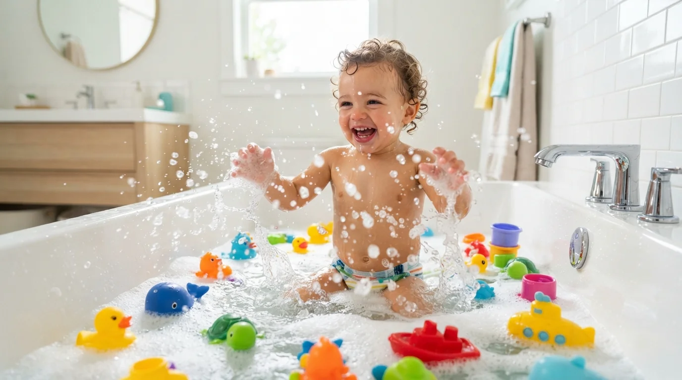 Jeux amusants pour le bain et activités aquatiques pour les enfants