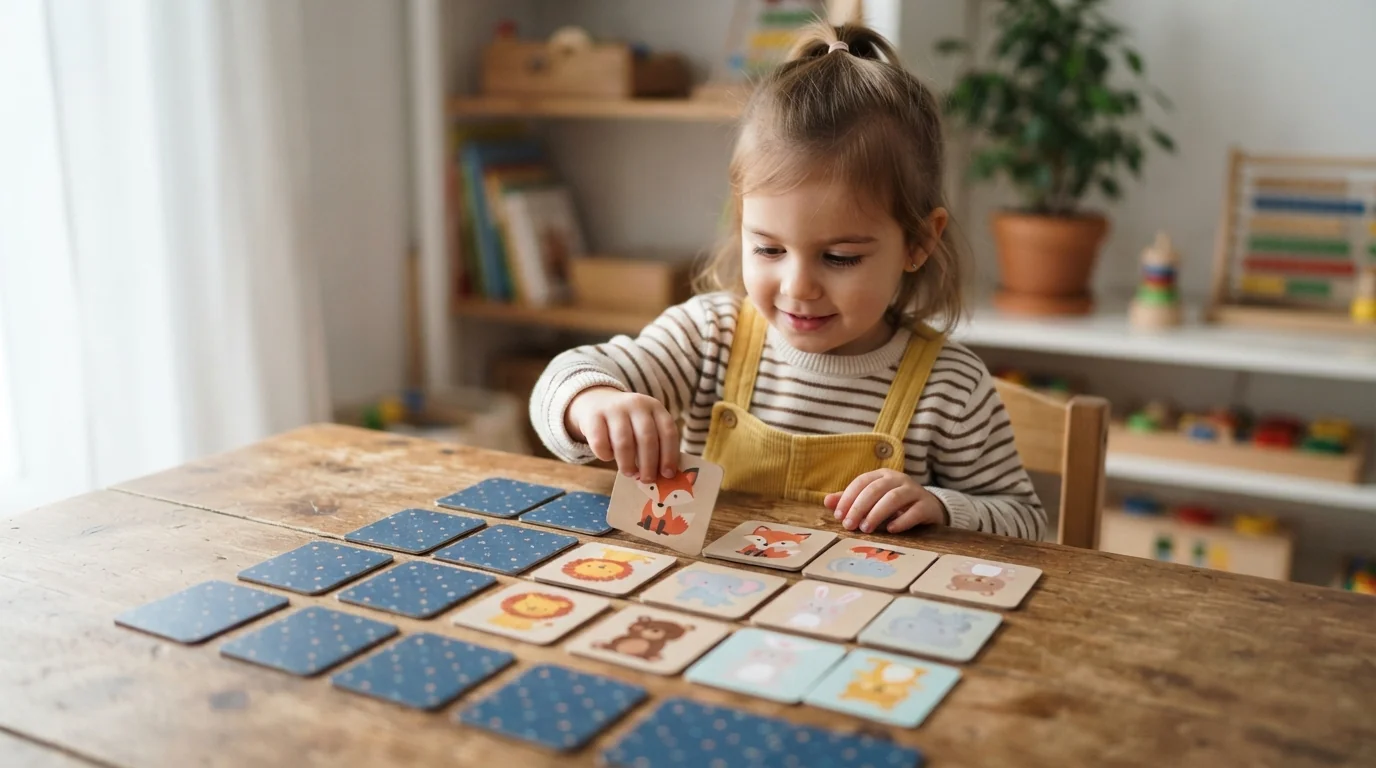 Jeux de mémoire pour enfants : stimuler concentration et rappels en douceur