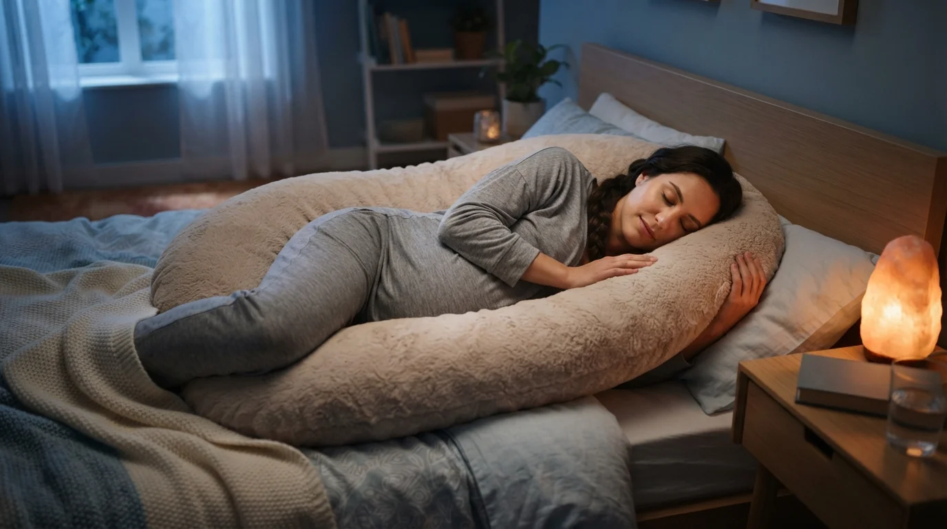 Sommeil et grossesse : 5 positions avec un coussin de maternité pour dormir sur le côté