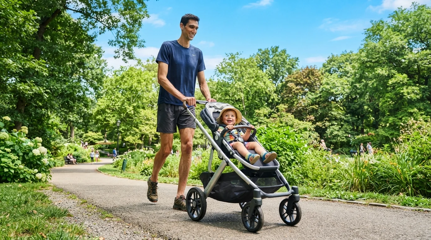 Poussettes pour parents de grande taille : le guide d'achat pour en finir avec le mal de dos