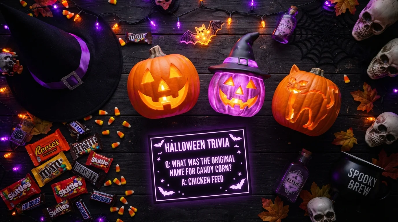 Quiz d'Halloween pour chaque tour : origines, costumes, bonbons et films